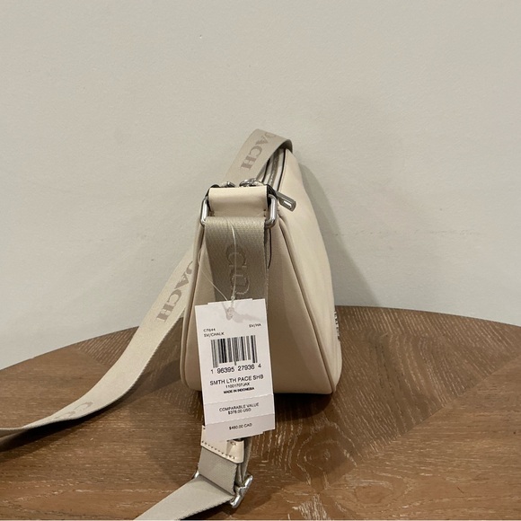 Coach Off-White Leather Shoulder Bag - Picture 2 of 5